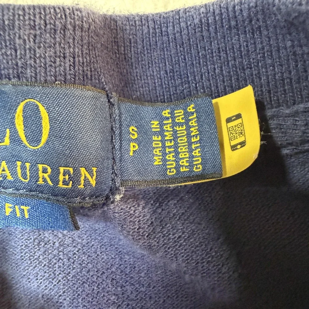 Polo Ralph Lauren Polo Shirt Quiet Luxury Mens S Blue Red Border Trim Streetwear